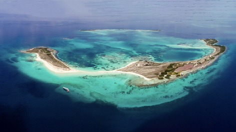 Los Roques Archipelago — Gran Roque aerial view