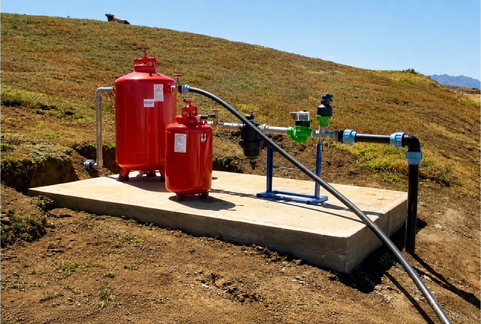 Irrigation filter control station